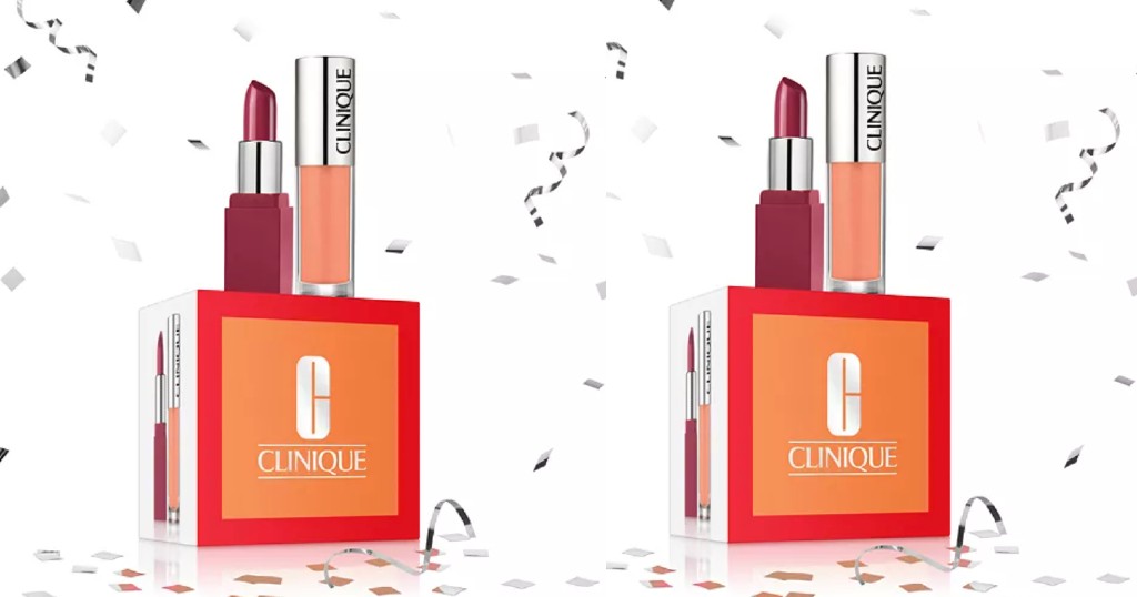 Clinique 2 Piezas Lipstick Pop Treats Gift Set