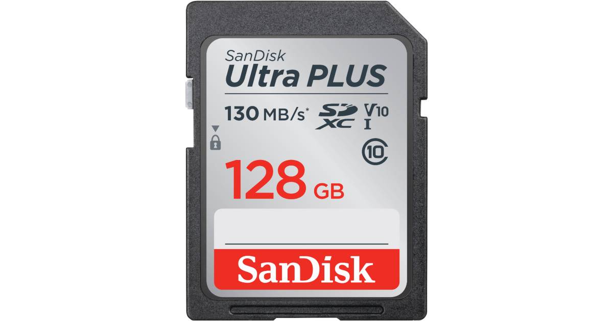 Tarjeta microSD SanDisk 128GB Ultra Plus