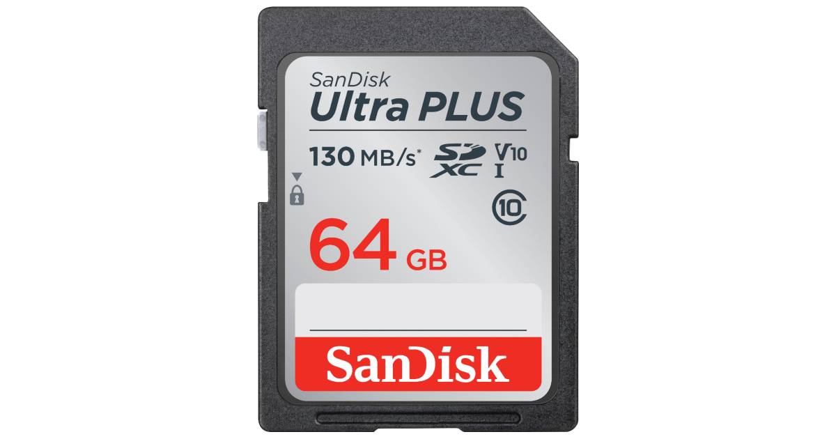Tarjeta de Memoria SanDisk Ultra Plus 64GB