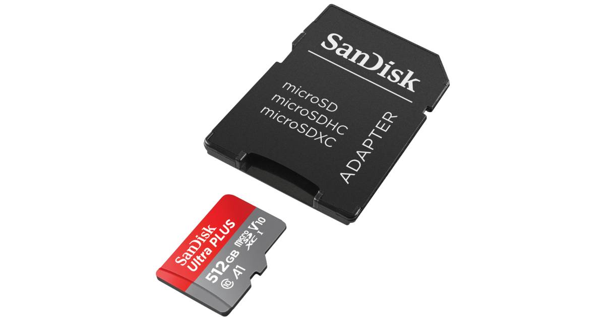 Tarjeta microSDXC SanDisk Ultra Plus 512GB