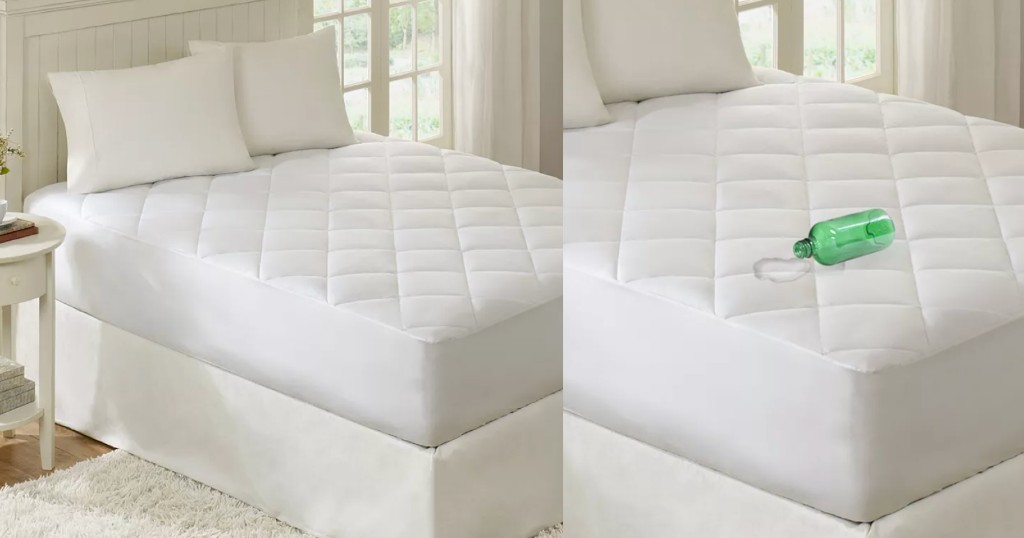 madison park quiet nights waterproof mattress pad