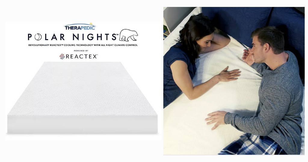 therapedic polar nights mattress topper reviews