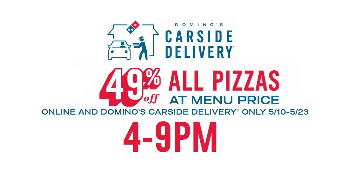 49% de Descuento en Domino's Pizza