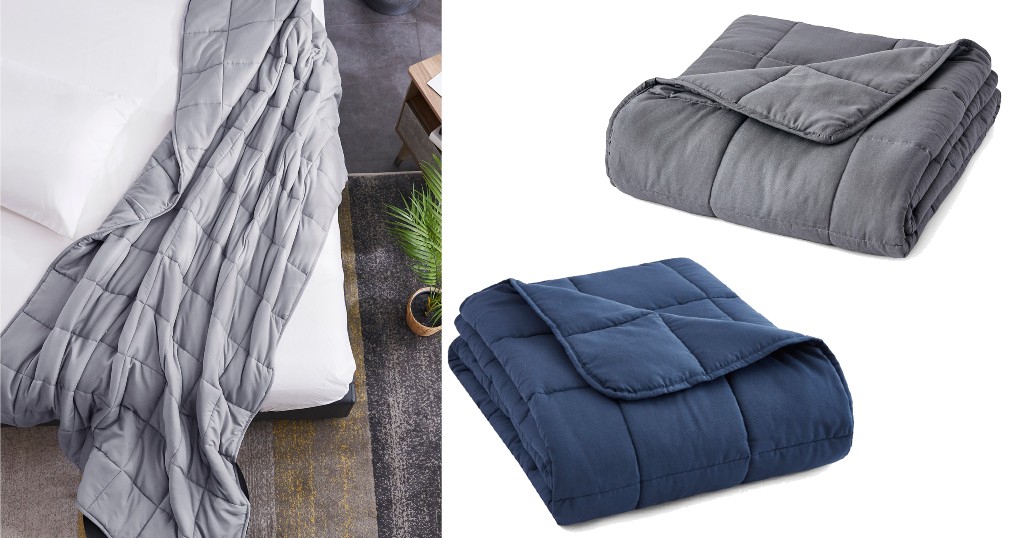 Pure Serenity Weighted Blanket Microfiber 12lb