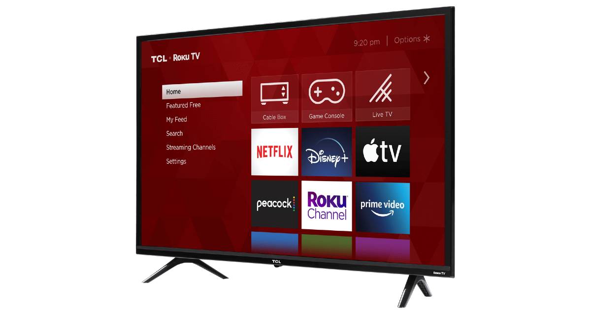 Televisor TCL HD LED Roku Smart de 32 pulgadas