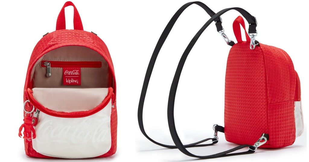 Backpack Kipling Coca Cola Compact Convertible