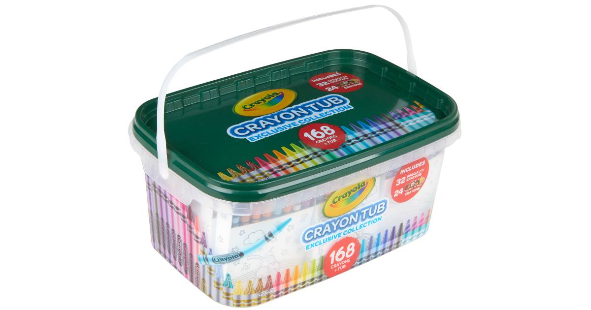 Caja de Almacenamiento Crayola de 168-Piezas