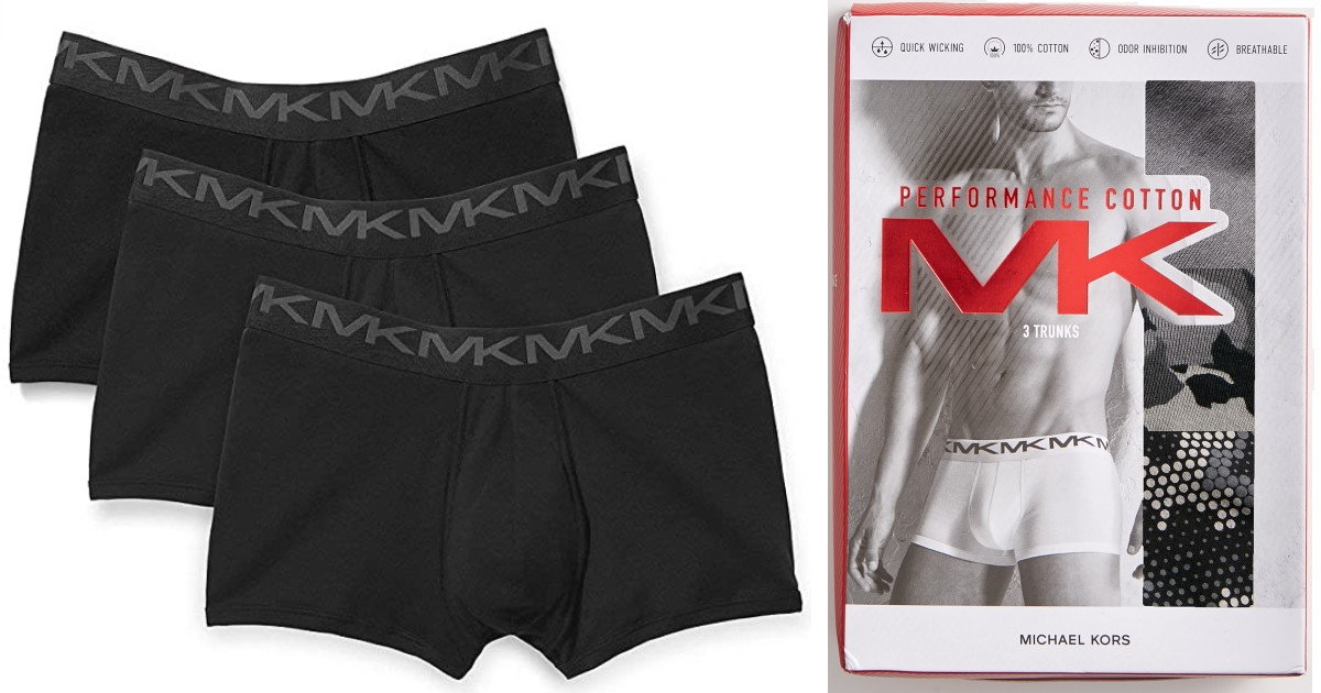 Michael Kors Men's 3-Pk Performance Cotton Trunks en Macy's