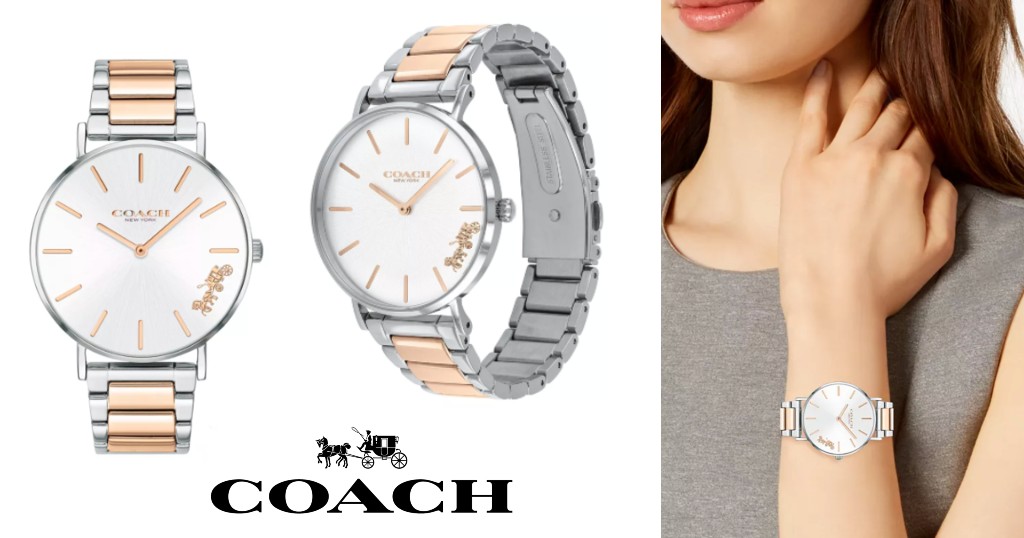 Reloj COACH Perry Two Tone Stainless Steel Bracelet 36mm