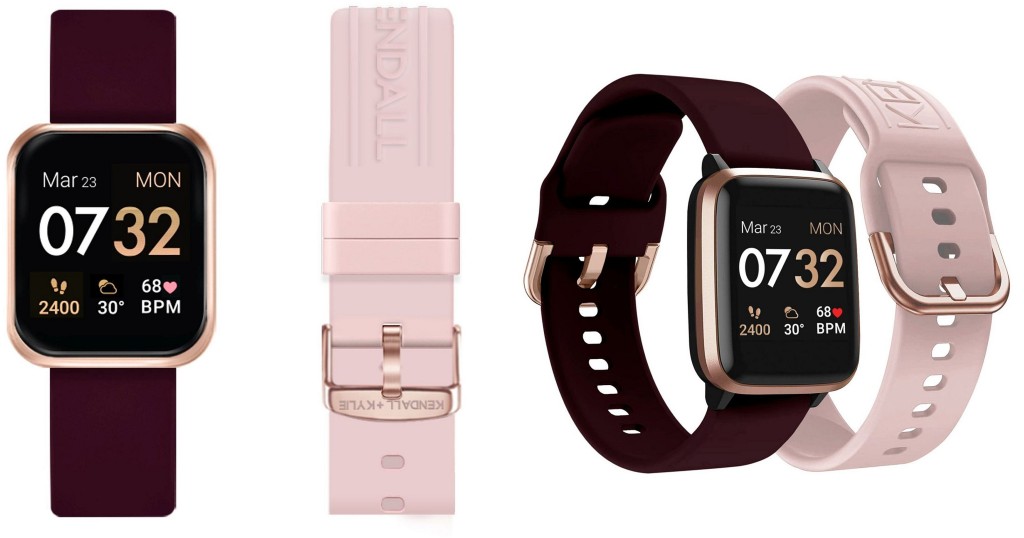 Smart Watch Kendall Kylie Merlot and Blush Straps