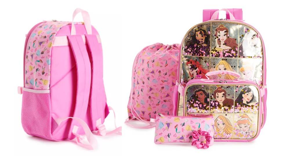 Disney Princess 5 Piezas 16" Backpack Set