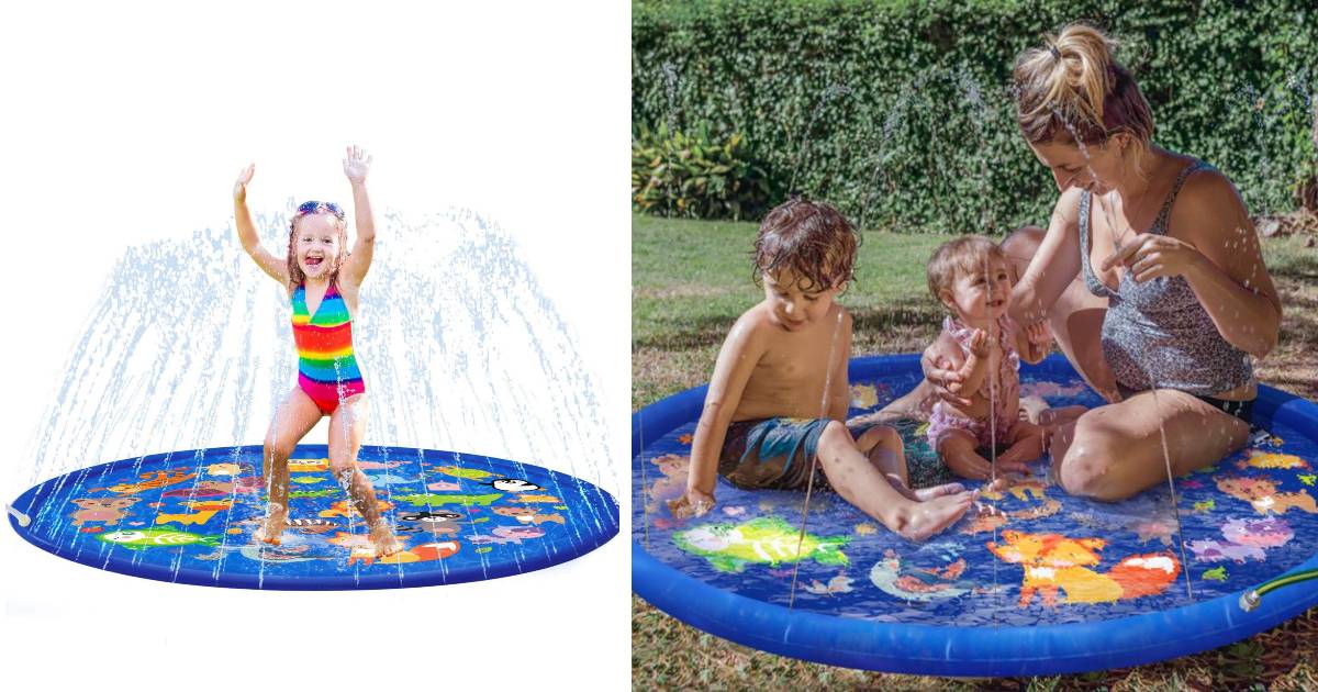Inflatable Splash Sprinkler Pad for Kids