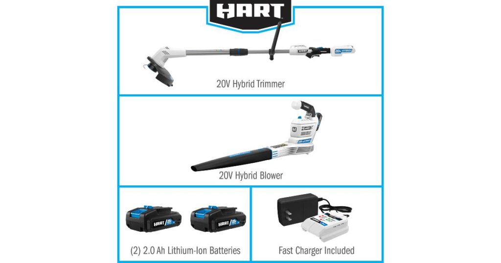 Kit HART para Patio 20-Volt Trimmer and Blower