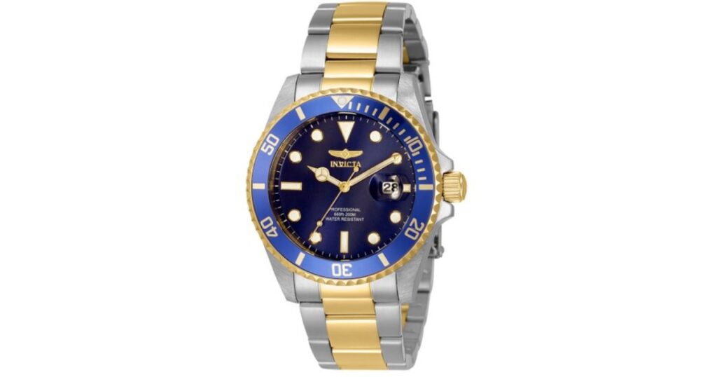 Reloj Invicta Navy Dial & Goldtone Stainless Steel Pro Diver