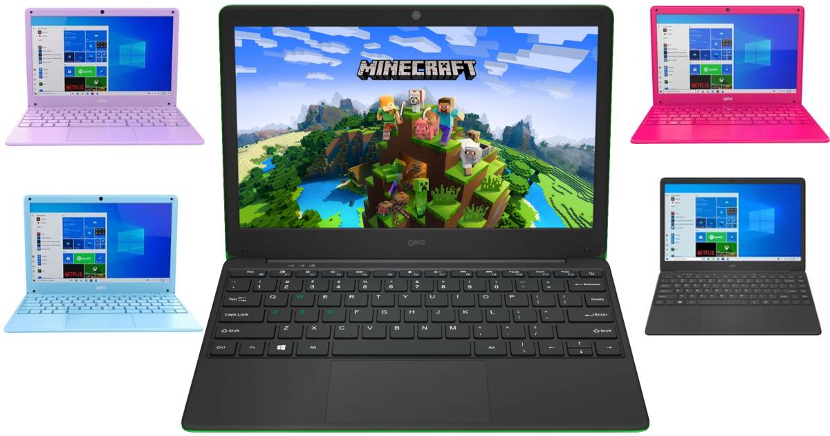 Laptop HD GeoBook 120 Minecraft Edition 12.5"