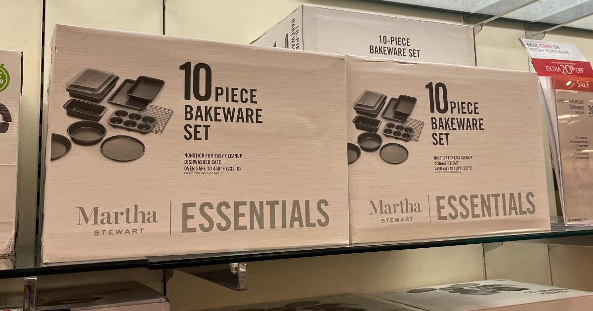  Martha-Stewart-Essentials-10-Pc-Bakeware-Set