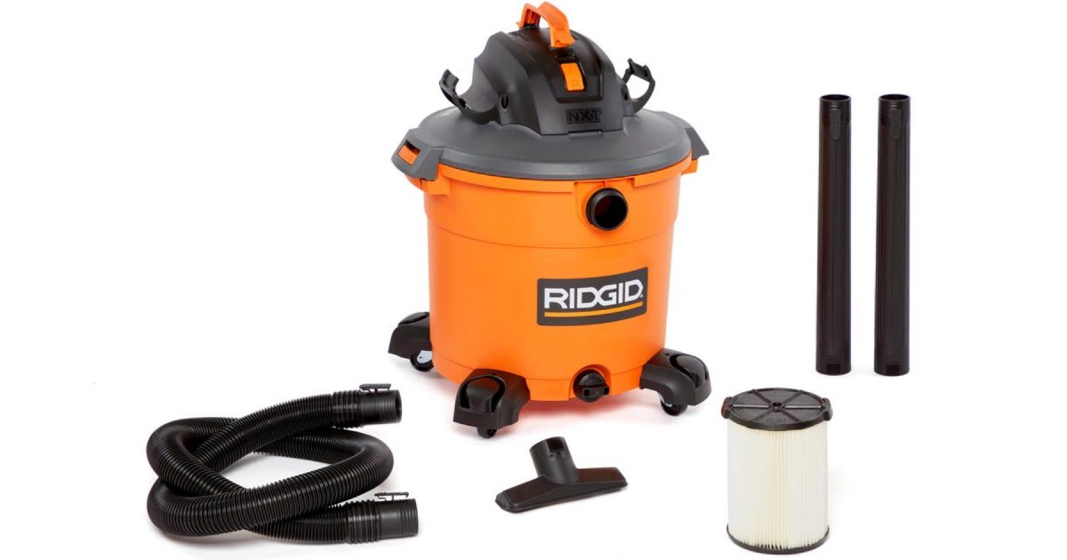 Read more about the article Ridgid Wet/Dry Shop Vacuum con Filtro SOLO $49.88 en Home Depot (Reg $99)