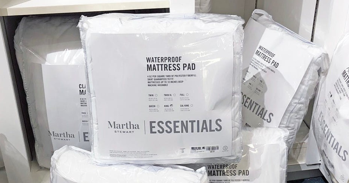 Martha-Stewart-Waterproof-Mattress-Pad