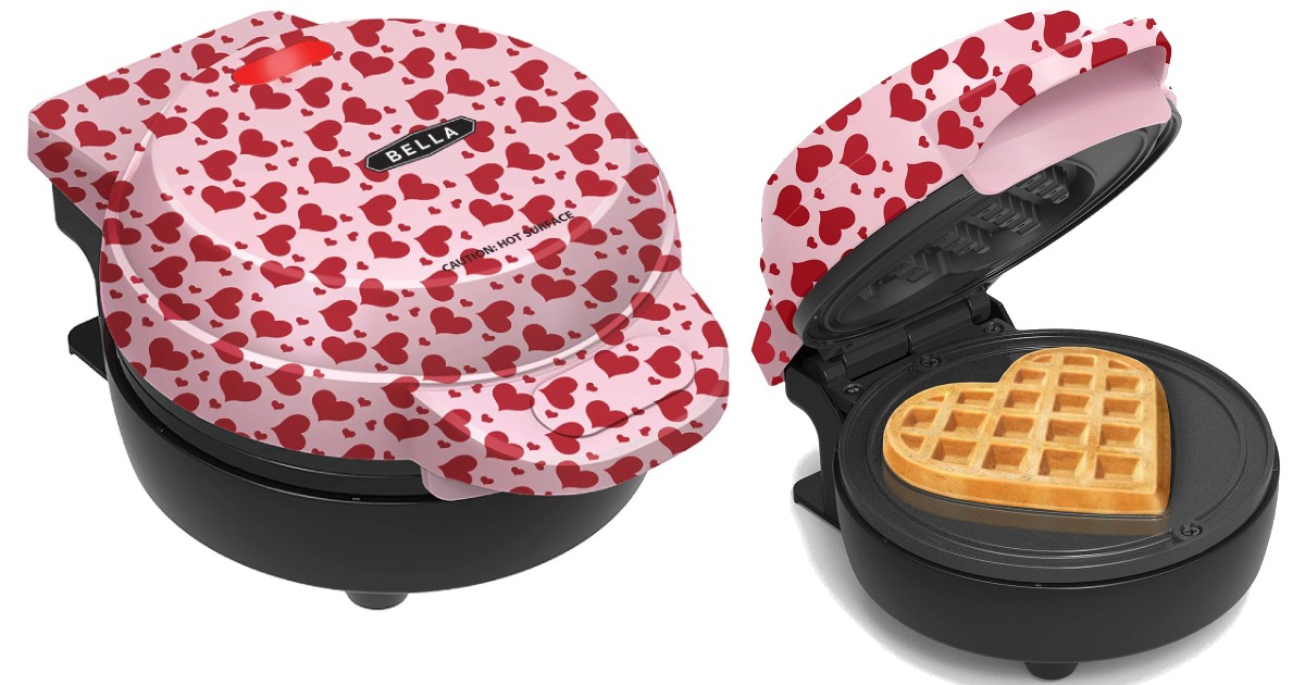 Bella-Mini-Heart-Waffle-Maker
