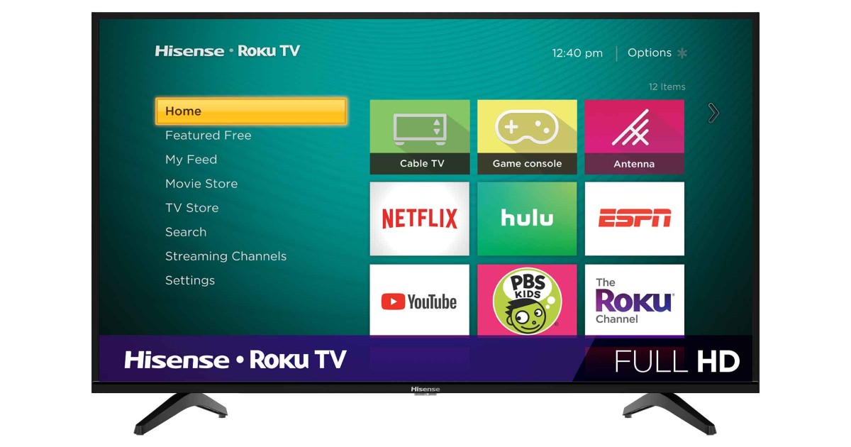 Hisense LED Roku Smart TV 40-in