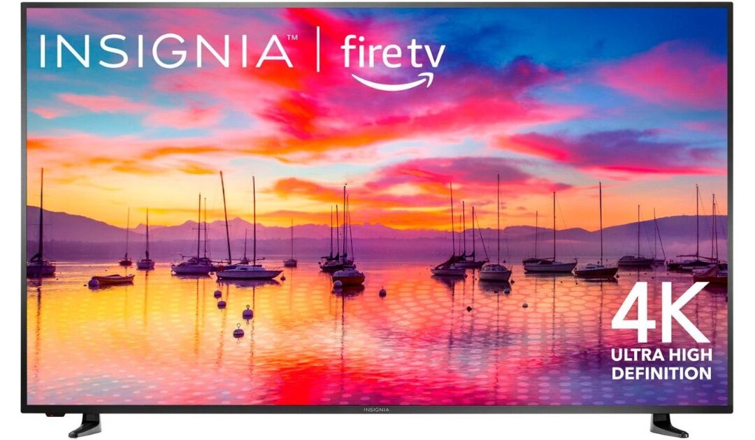 Insignia Class F30 Series LED 4K UHD Smart Fire TV 75-In a solo $449.99 en Best Buy (Reg. $600)