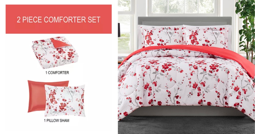 Set-de-Comforter-Reversible-Pem-America-Cherry-Blossom-2-Piezas