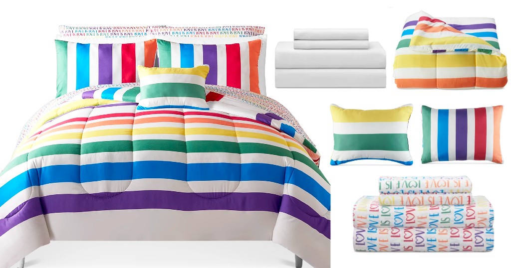 Set-de-Comforter-Sunham-Rainbow-Stripe-Reversible-12-Piezas