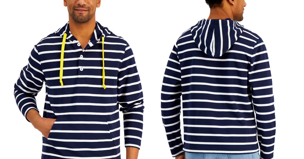 Sweater-Club-Room-Stripe-Hooded-Henley