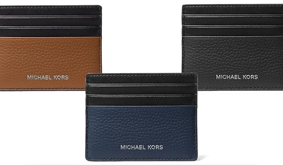 Michael Kors Leather Card Case a SOLO $21.75 (Reg $78)
