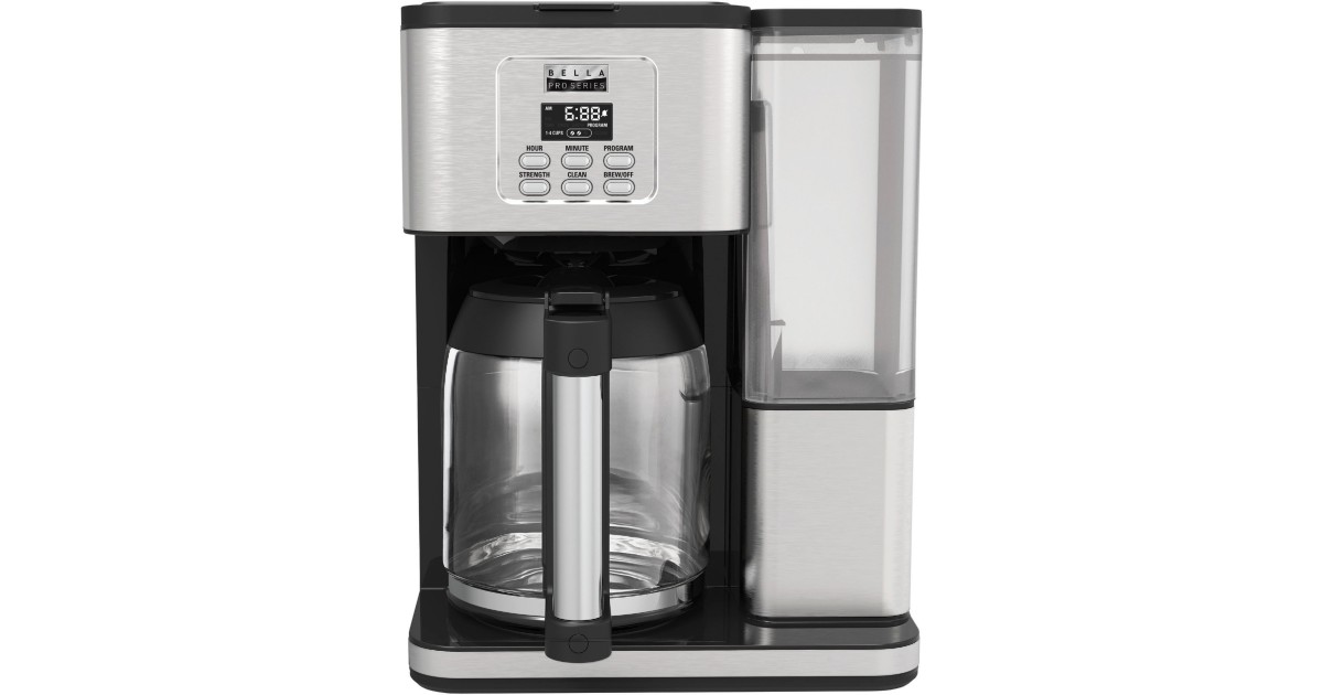 Cafetera Bella Pro Series Stainless Steel