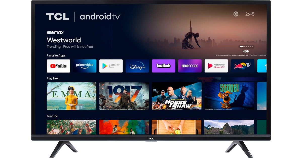 TCL Full HD Smart Android TV 43-In