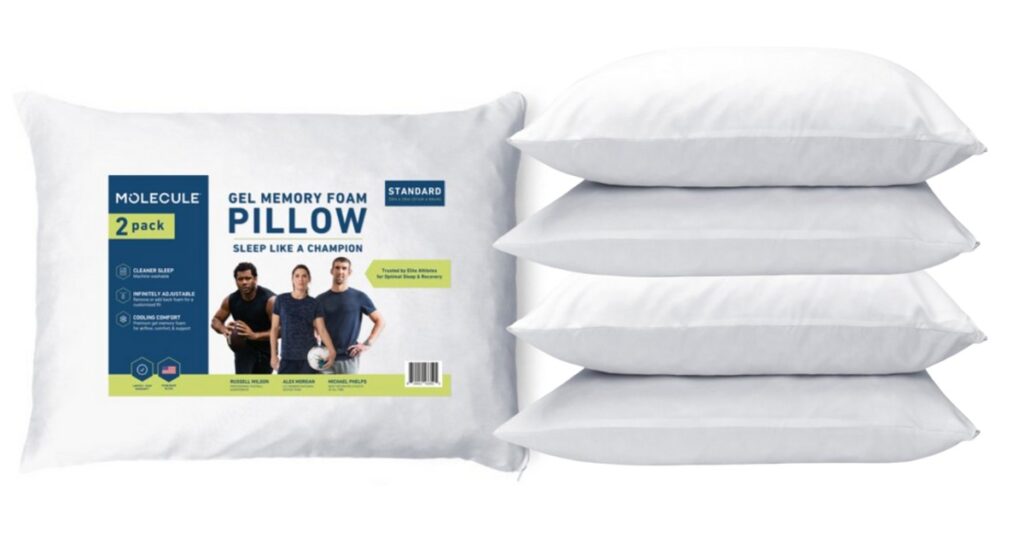 Almohadas-Molecule-Gel-Memory-Foam-Pillow