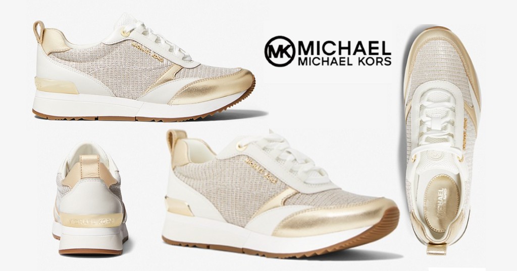 Tenis-Michael-Kors-Allie-Stride-Leather-and-Glitter-Chain-Mesh-Trainer