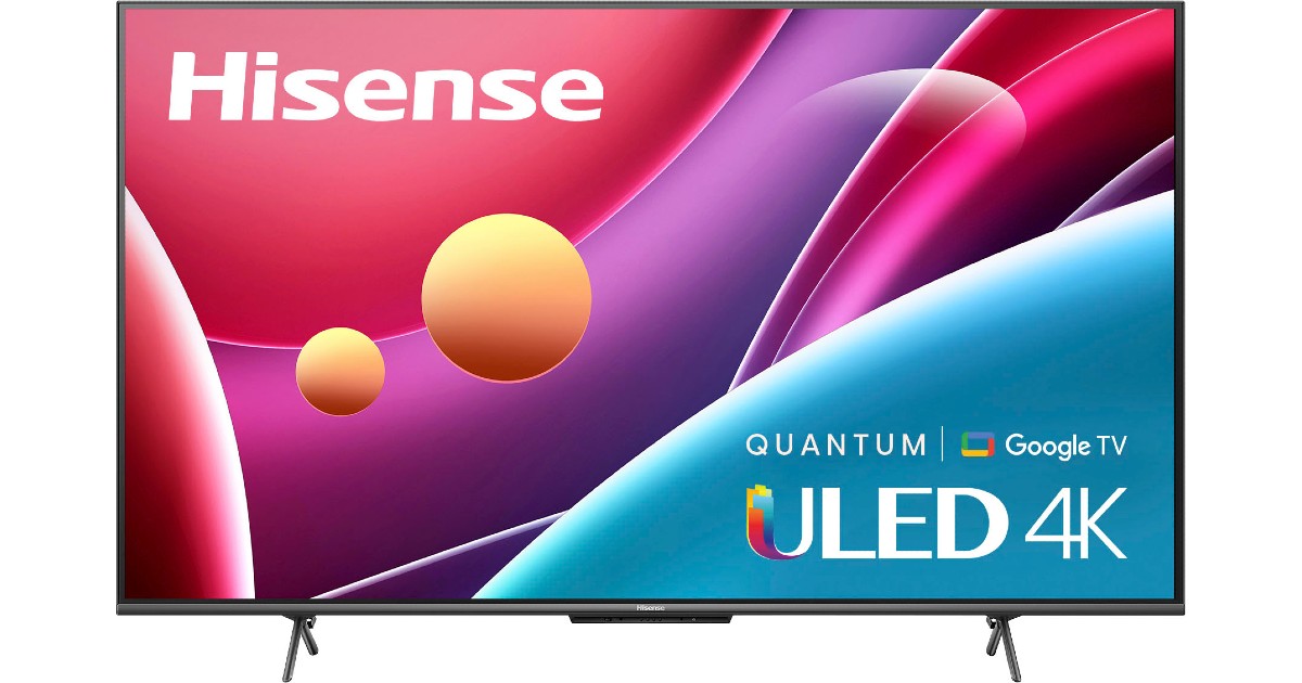 Hisense Quantum ULED 4K UHD Smart Google TV 55-In