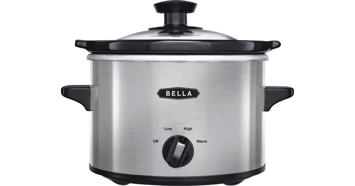 Bella Slow Cooker 1.5-Qt Stainless Steel