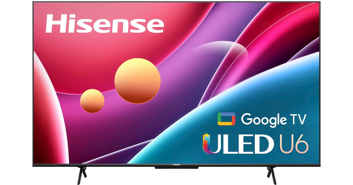 Hisense Class U6H Series Quantum ULED 4K UHD Smart Google TV 50-In