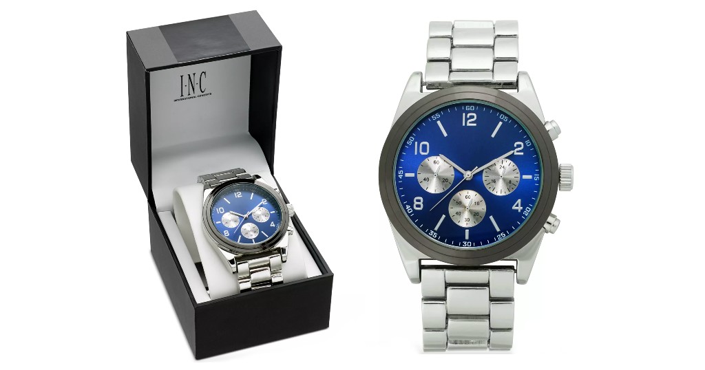Reloj International Concepts Silver Tone 49mm a solo $19.99 (Reg. $49.50)