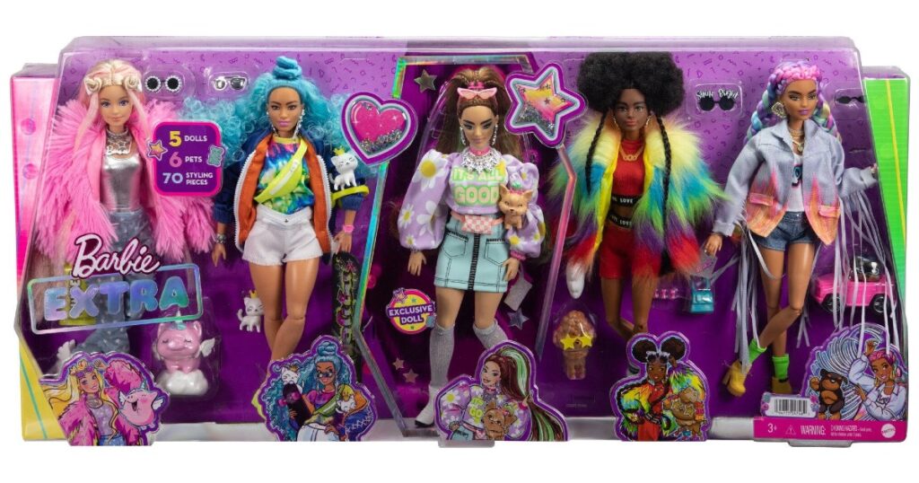 Barbie-Extra-5-Doll-Set