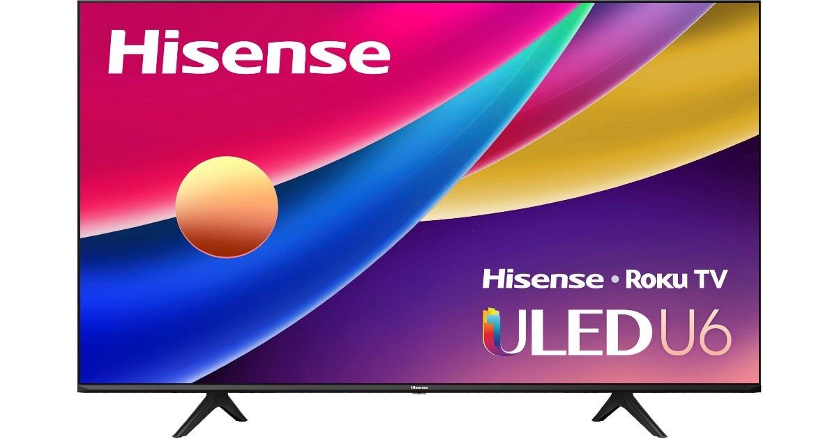 Hisense Class U6GR Series Quantum ULED 4K UHD Smart Roku TV 65-In
