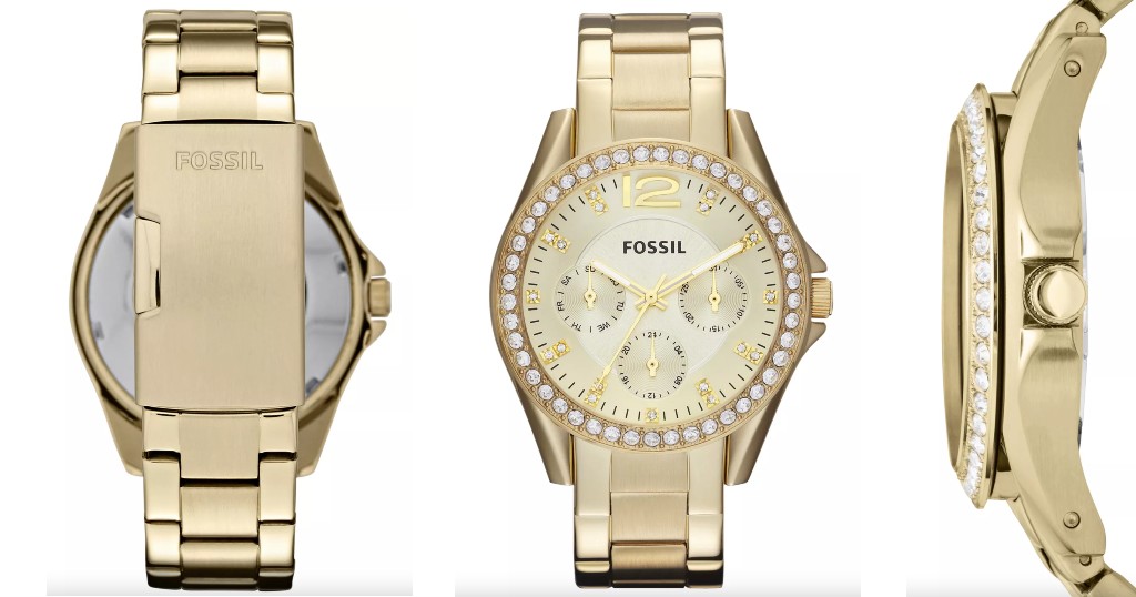 Reloj-Fossil-Riley-Gold-Tone-Stainless-Steel