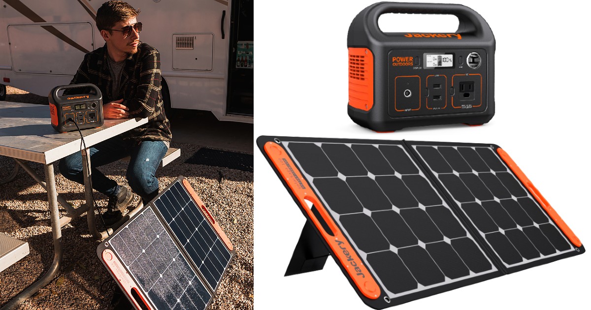 Generador Solar Jackery con Panel Solar 100W