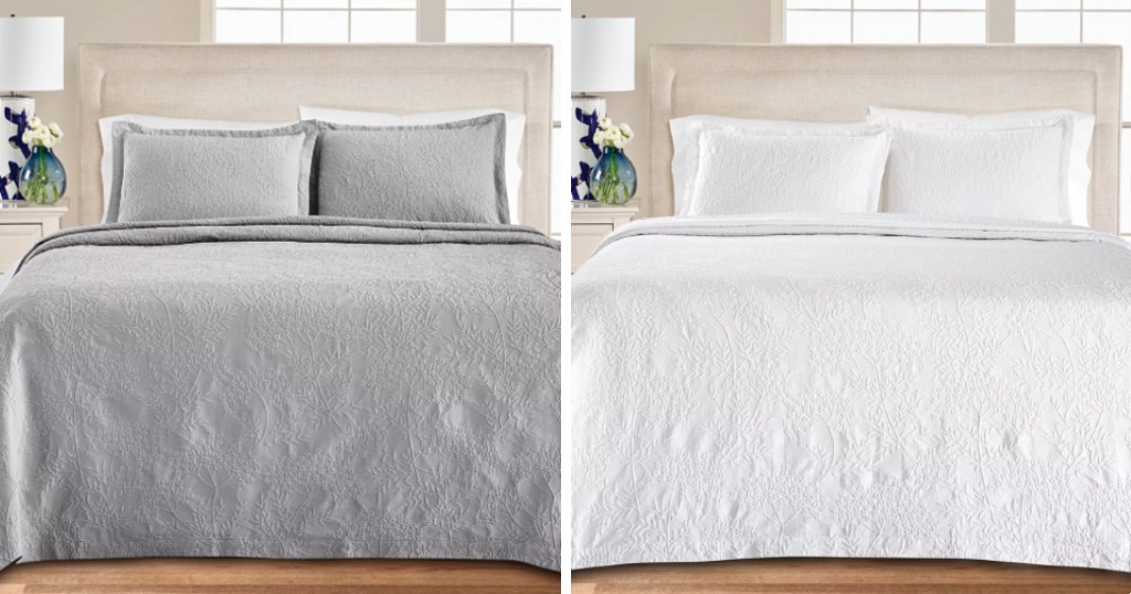 Martha-Stewart-Floral-Matelasse-Cotton-Bedspread