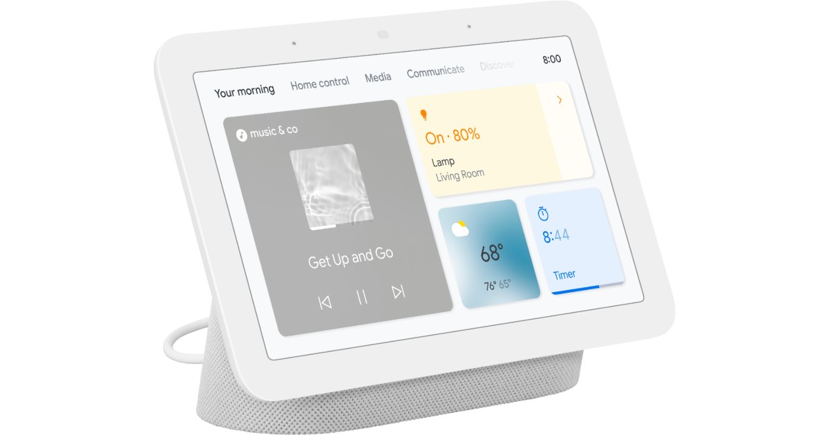 Nest Hub 7-In Smart Display with Google Assistant 2nd Gen