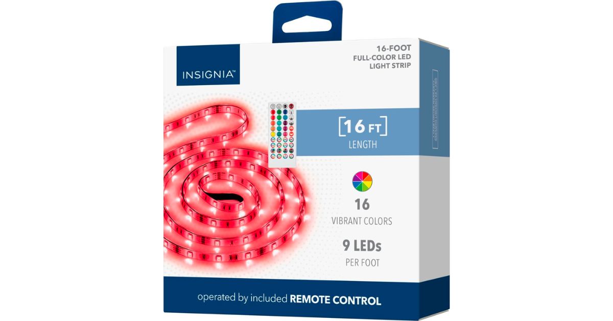 Tira de Luz LED Multi-Color Insignia 16-Pies