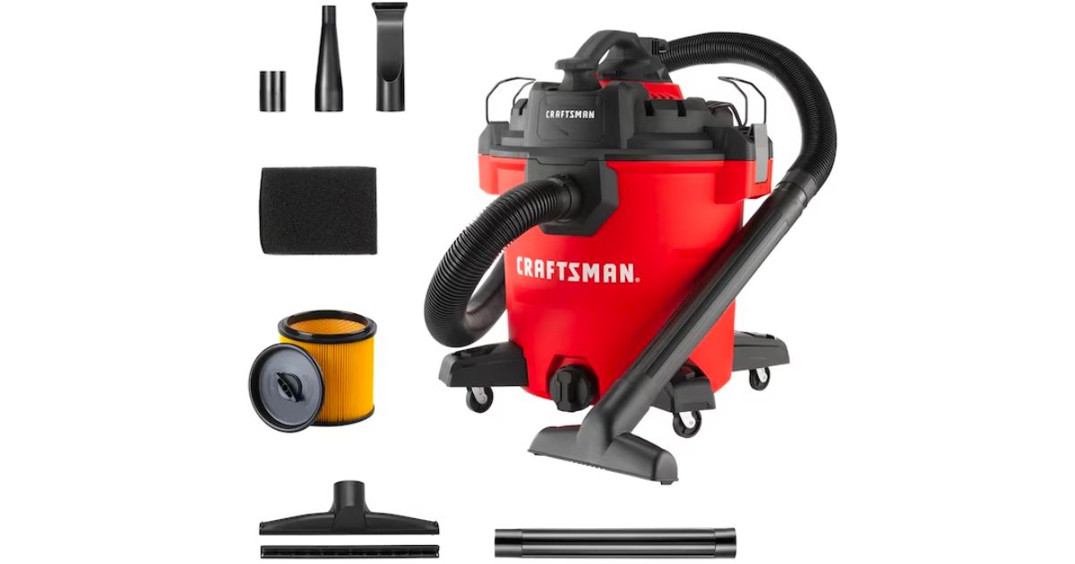 Vacuum Craftsman para SecoMojado 12-Gal 6-HP