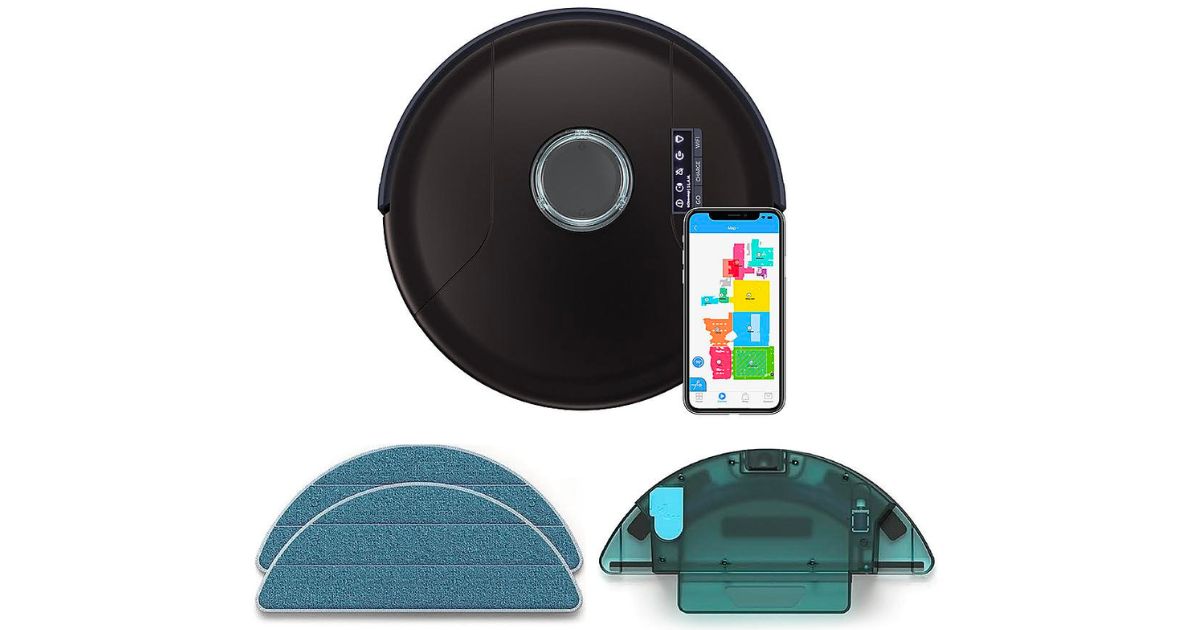 bObsweep PetHair SLAM Wi-Fi Connected Robot Vacuum and Mop - Jet