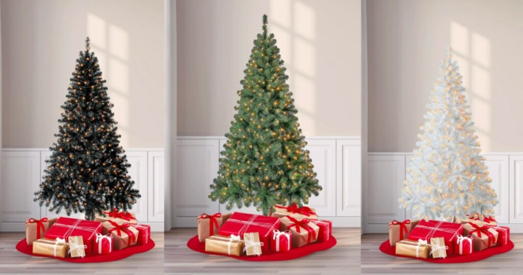 6.5-ft-Pre-Lit-Madison-Pine-Black-Artificial-Christmas-Tree