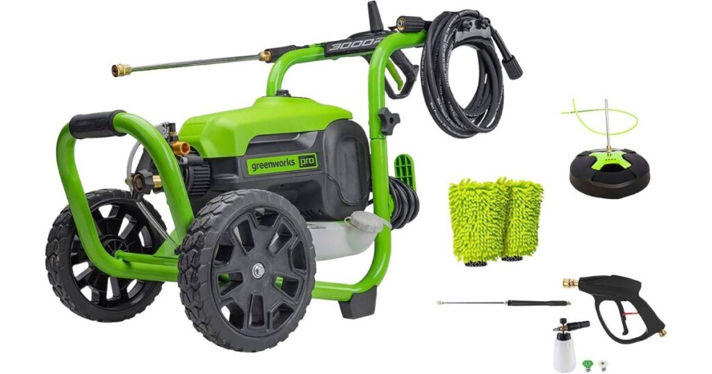 Greenworks - Electric Pressure Washer up to 3000 PSI