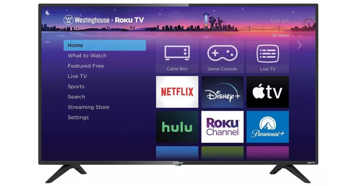 Westinghouse 4K Ultra HD Roku Smart TV with HDR 43-In