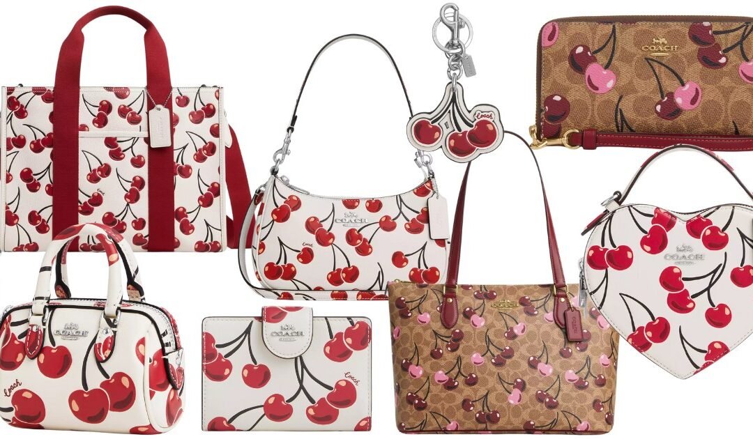 La Impresionante Colección Cherry de Coach Está Disponible